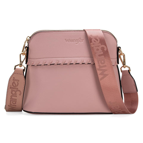 Wrangler 3Pcs Tote Bag for Women Crossbody Bag Set Purse Handbag with Strap WG3-8321PK Wrangler
