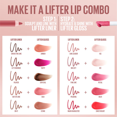 Maybelline Lifter Gloss, Hydrating Lip Gloss with Hyaluronic Acid, High Shine for Plumper Looking Lips, Petal, Warm Pink Neutral, 0.18 Ounce Maybelline