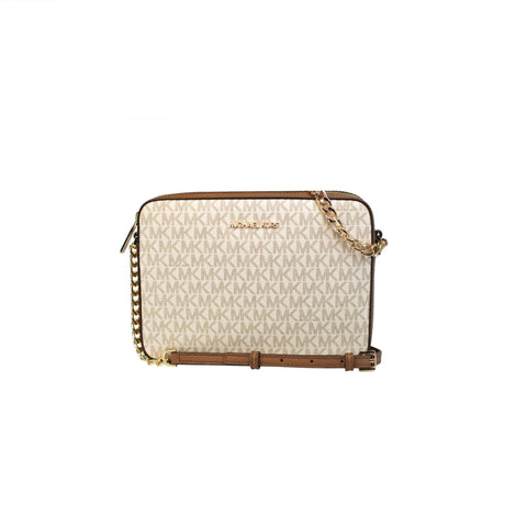 Michael Kors Women's Jet Set Item Lg Crossbody, Vanilla 2019, One Size Michael Kors
