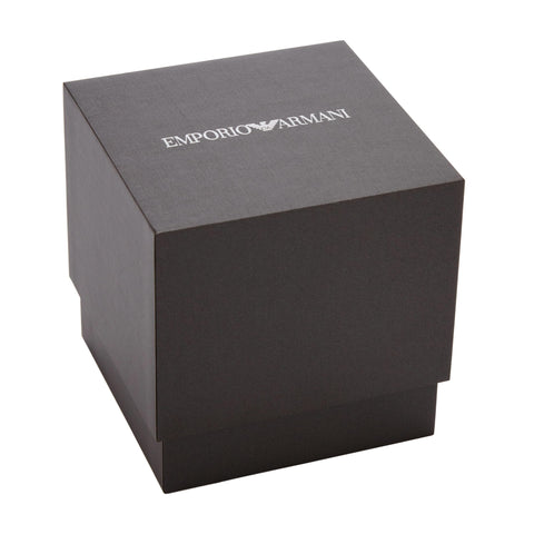 Emporio Armani Men's Dress Black Leather Watch (Model: AR1732 ) Emporio Armani