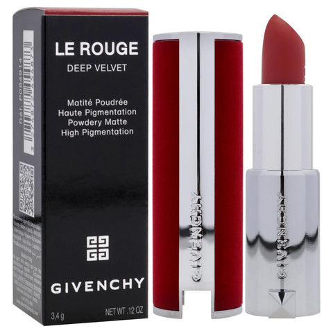 Givenchy Le Rouge Deep Velvet Matte Lipstick - N27 for Women - 0.12 oz Lipstick Givenchy