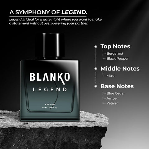Generic B-LAN'K.O by KING Legend TLT Parfum 100ml | Luxury Perfume for Date Nights | Longest Lasting Mens Perfume with Time Lock Technology RAWSHANS