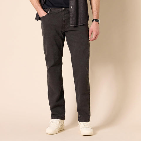 Amazon Essentials Men's Straight-Fit Stretch Jean - Discontinued Colors, Washed Black, 28W x 28L