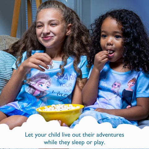 Disney Girls' Frozen 2 3-Pack Nightgown, FROZEN MAGIC 2, 4