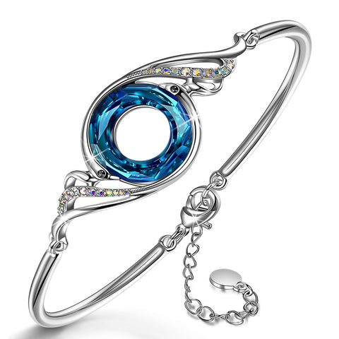 Kate Lynn Phoenix Crystal Bracelet for Women Birthday Gifts for Women Unique Jewelry for Women Mom Wife Girlfriend Peacock for Young Ladies Lucky Bracelet Christmas Gift for Her Kate Lynn