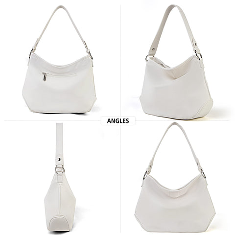 Montana West Hobo Bags for Women Purses and Handbags Top Handle Shoulder Bags with Adjustable Guitar Strap MWC-085BWT Montana West