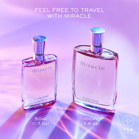 Lancôme Miracle Eau de Parfum - Long Lasting Fragrance with Notes of Magnolia, Ginger & Amber - Spicy & Floral Women's Perfume - 1.7 Fl Oz Lancôme