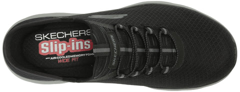 Skechers Men's Summits Hight Range Slip-in Sneaker Black/Charcoal