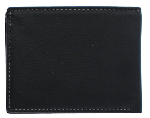 Timberland Men's Wellington Leather Rfid Bifold Commuter Security Wallet, Black, One Size