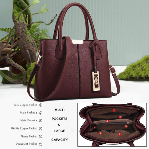 COCIFER Purses and Handbags for Women Shoulder Tote Bags Satchel Top Handle Bag COCIFER