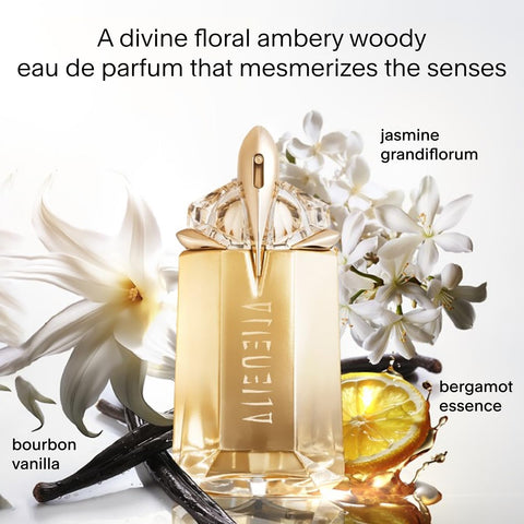 Mugler Alien Goddess Refill - Eau de Parfum - Women's Perfume - Floral & Woody - With Bergamot, Jasmine, and Vanilla - Long Lasting Fragrance - 3.3 Fl Oz Mugler