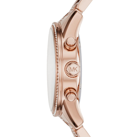Michael Kors Ritz Chronograph Gold-Tone Stainless Steel Women's Watch (Model: MK6485) MICHAEL KORS(マイケルコース)