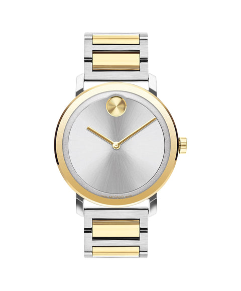 Movado Men's Bold Evolution Stainless Steel Case, Two-Tone Stainless Steel Link Bracelet, Two Tone (Model: 3600887) Movado