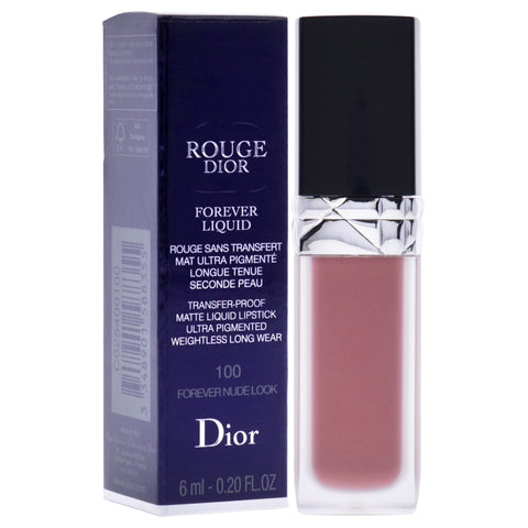 Christian Dior Rouge Dior Forever Liquid Matte - 100 Forever Nude Look Lipstick Women 0.2 oz Dior