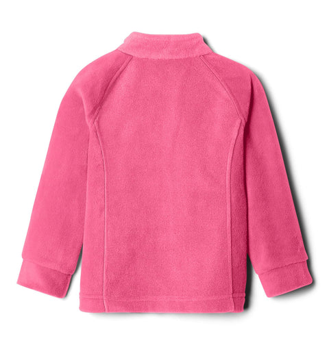 Columbia unisex-baby Benton Springs Fleece Jacket, Pink Ice, 2T