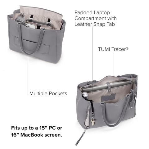 TUMI - Voyageur Valetta Large Tote - Fog TUMI