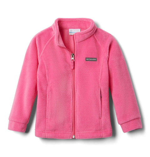 Columbia unisex-baby Benton Springs Fleece Jacket, Pink Ice, 2T