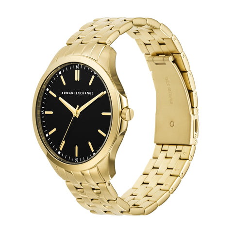 A｜X ARMANI EXCHANGE Men's Stainless Steel Watch, Color: Gold (Model: AX2145) A｜X ARMANI EXCHANGE