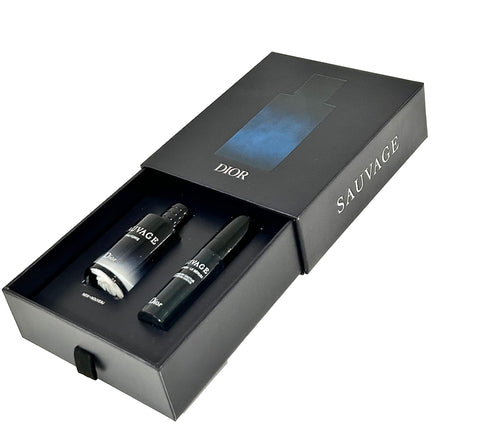 Dior Sauvage EAU Forte Parfum Men MINI Sample Perfume and Serum Gift Set