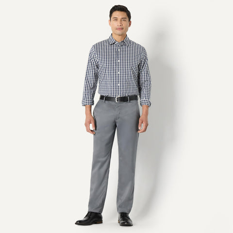 Amazon Essentials Men's Wingtip Derby Dress Shoes, Black, 11.5