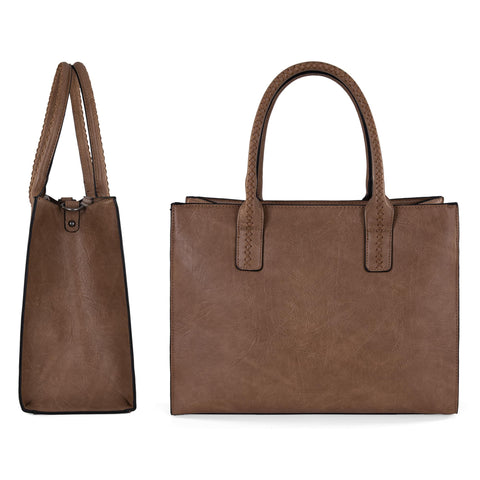 Tote Handbags 4Pcs Purses Set for Womens Purses and Handbags Shoulder Bag Wallet Large and Medium MWC4-289KH Montana West