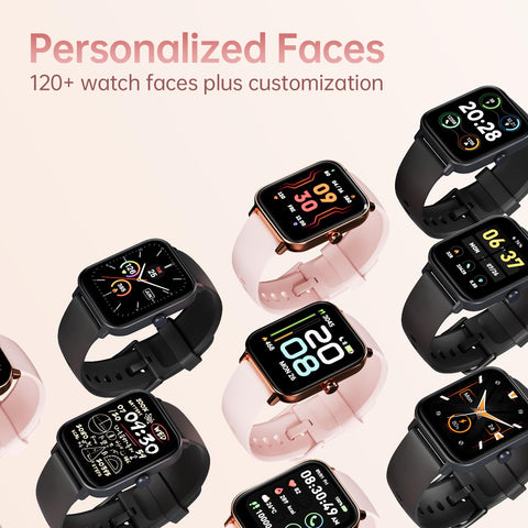 Smart Watch HD Large Display, Smart Watches for Women Men with Clear Bluetooth Calls, 24/7 Health Monitoring, Fitness Tracking, Waterproof Fitness Tracker Watch for Android iOS WNH