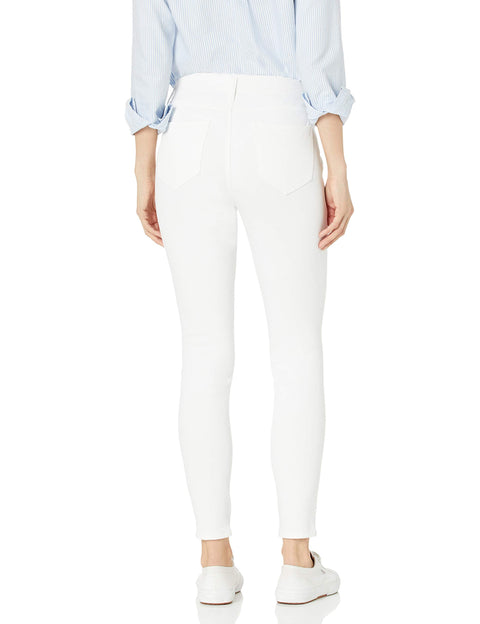 Amazon Essentials Women's Pull-On Stretchy Knit Jegging (Available in Plus Size), White, Medium