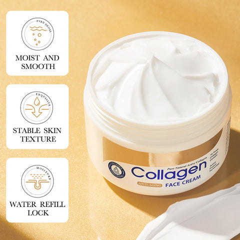 Collagen Skin Care Set, 6Pcs Anti Aging Face Care Sets for Women, Firming Skin, Shrink Pores, Smooth Wrinkles, Hydrating Skin Care Set Include Serum Face Cream Eye Cream Toner Cleanser Facial Mask1