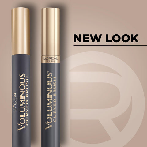 L'Oreal Paris Makeup Voluminous Original Volume Building Mascara with Curved Brush, Black, 2 Count