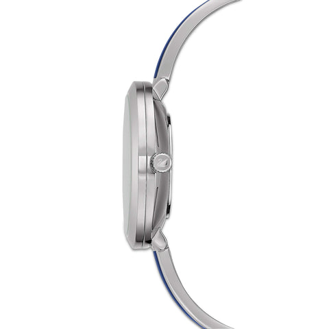 SWAROVSKI Crystalline Delight Watch, Swiss Quartz Watch with Blue Crystals, Matching Enamel, Stainless Steel Casing, Part of the Swarovski Crystalline Delight Collection SWAROVSKI