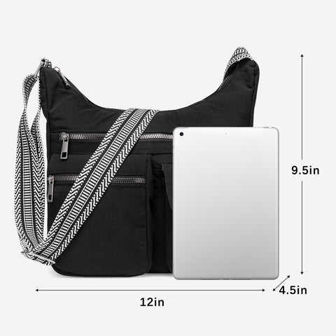 CLUCI Waterproof Nylon Crossbody Bags For Women Trendy Fashion Shoulder Bag Purse For Ladies CLUCI