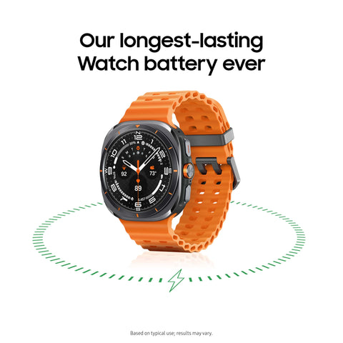 Samsung Galaxy Watch Ultra (2024) 47mm LTE AI Smartwatch w/Energy Score, Wellness Tips, Heart Rate Tracking, Sleep Monitor, Fitness Tracker, GPS, Titanium Gray [US Version, 1Yr Manufacturer Warranty]