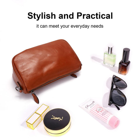 Leather Purse Crossbody Bag for Women: Genuine Leather Purses for Women Trendy - Small Shoulder Cross Body Bag BOYATU