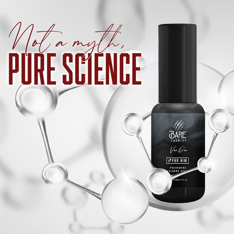 Bare Chemist Voodoo Pheromone Cologne for Him - [Long Lasting Formula] Pheromone Perfume Oil Spray for Men 1oz. - Spice, Wood, Amber Bare Chemist