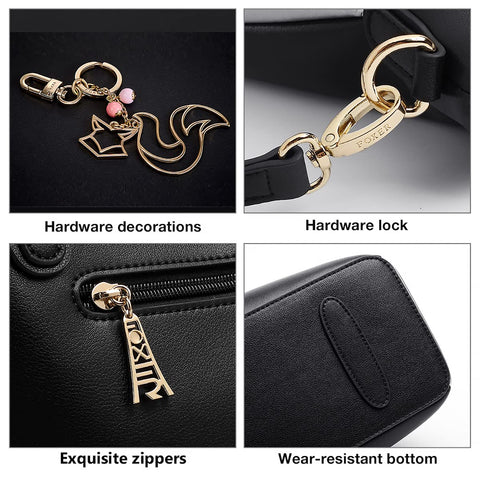 FOXLOVER Large Capacity Tote Handbags for Women, Women's Top-handle Bags Fashion Shoulder Bags Purses Minimalist design FOXLOVER