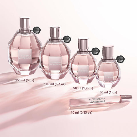 Viktor&Rolf - Flowerbomb Eau de Parfum - Women's Perfume - Floral & Woody - With Notes of Rose, Peony & Patchouli - 0.34 Fl Oz - Travel Size Viktor&Rolf