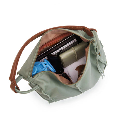 The Sak Los Feliz Hobo Bag - Premium Leather Women's Handbag for Everyday And Travel, Durable, Large Purse With Shoulder Bag Strap And Zipper Pocket, Nectar The Sak