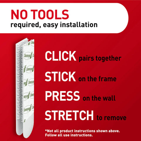 Command Large Picture Hanging Strips, White, Holds up to 16 lbs, 14-Pairs, Easy to Open Packaging Command