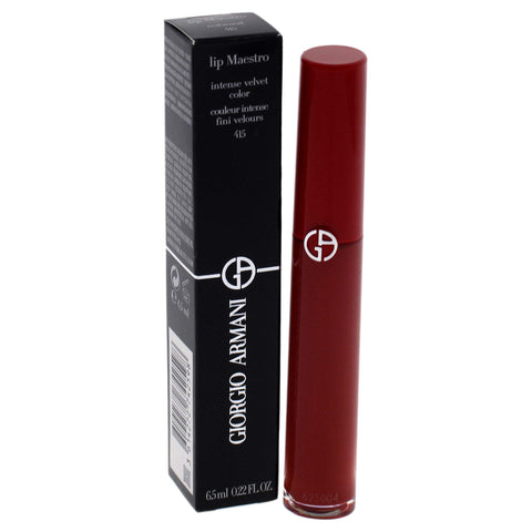 Giorgio Armani Lip Maestro Liquid Lipstick - 415 Redwood Women Lipstick 0.22 oz GIORGIO ARMANI