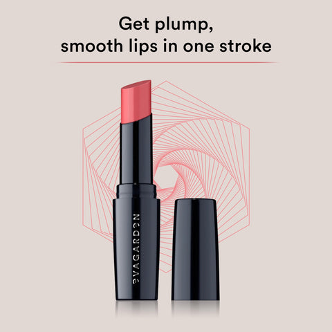 EVAGARDEN Pleasure Lipstick - Moisturizes and Nourishes - Protects with SPF - Soft Application Spreads Easily and Provides Smoothness - Gives Volume Effect and Bright Color - 664 Rose Wine - 0.1 oz EVAGARDEN