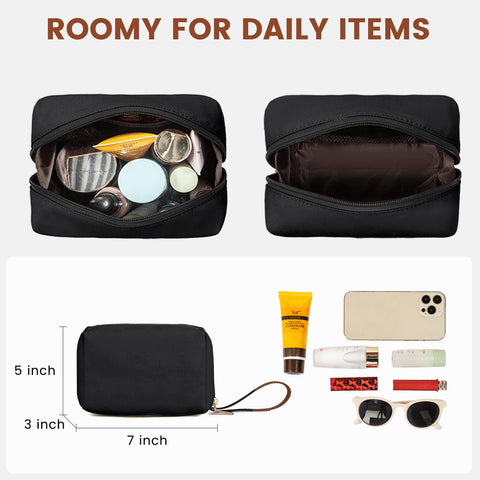 LOVEVOOK Laptop Bag for Women Tote Bag Large Capacity Work Bags Computer Bag Briefcase Lightweight Handbag Canvas Shoulder Bag for Office College Casual 15.6 Inch-black LOVEVOOK
