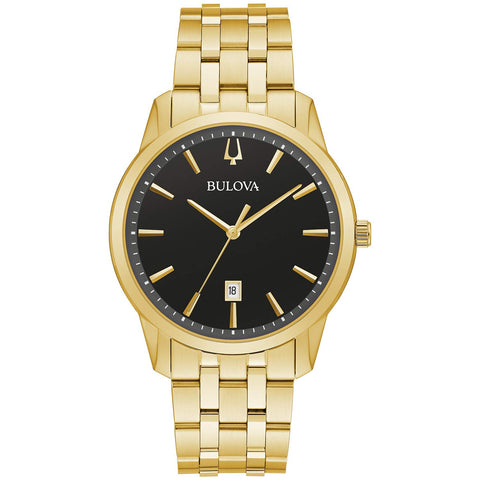 Bulova Men's Classic Sutton 3-Hand Calendar Date Quartz Watch, 40mm Bulova