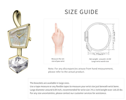 SAGA Women Fashion Watches Luxury Crystal Gold Bracelet Watch Stainless Steel Women's Wrist Watch As Gift for Women SAGA