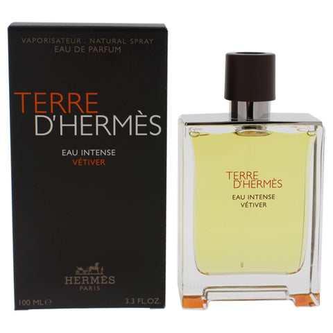 HERMES Terre D'Herm Eau Intense Vetiver Eau De Parfum for Men, 3.4 Ounce Hermes
