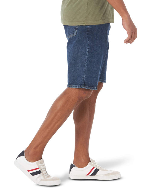 Wrangler Authentics mens Comfort Flex Waistband Denim Shorts, Dark Stonewash, 36 US Wrangler Authentics