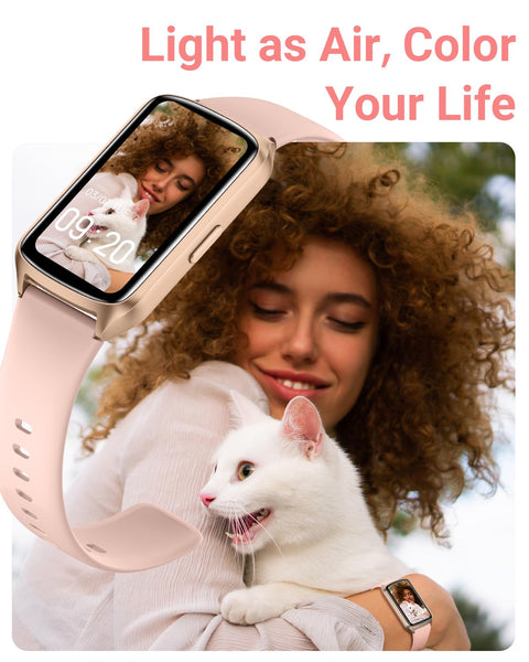 Health Fitness Tracker with 24/7 Heart Rate, Blood Oxygen, Blood Pressure, Sleep Tracker, 5ATM Waterproof Activity Trackers with Step Tracker, Pedometer (S & L Bands Included) Amzhero