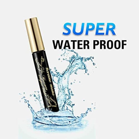 HEROINE MAKE by KISSME Waterproof Mascara Black | Tubing Mascara Volume and Length by Defining Fiber for Long and Curl Eye Makeup for Women, Made in Japan, Black, 1 EA