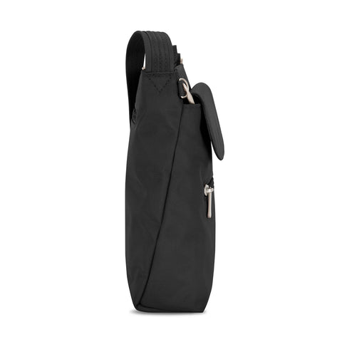 Travelon Anti-Theft Classic Mini Shoulder Bag, Black, One Size, 8.5 x 8.5 x 2 Travelon