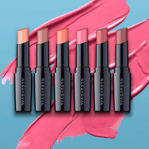 EVAGARDEN Pleasure Lipstick - Moisturizes and Nourishes - Protects with SPF - Soft Application Spreads Easily and Provides Smoothness - Gives Volume Effect and Bright Color - 664 Rose Wine - 0.1 oz EVAGARDEN