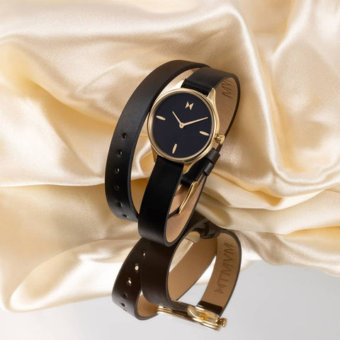 MVMT Reina Japanese Quartz Watch - Women’s Wristwatch - 5 ATM/50 Meters Water-Resistant Analog Watch - Classic Bangle Watch for Women - Interchangeable Bands - 30mm MVMT